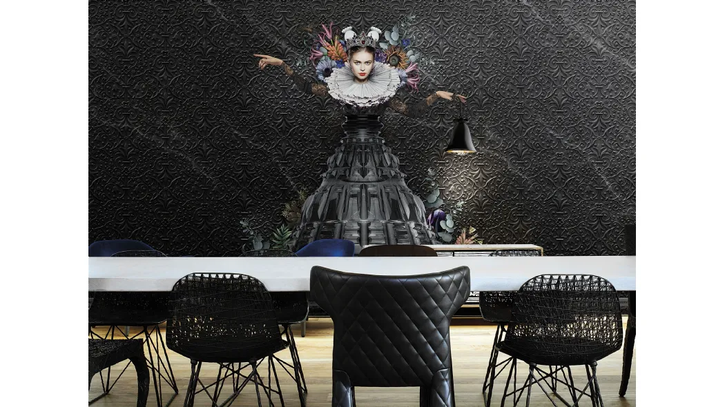 Carta da parati raffigurante la regina di Marcel Wanders Athena di London Art