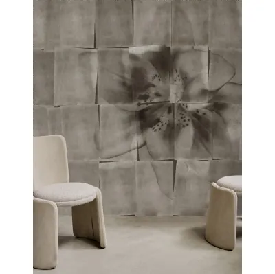 Carta da parati vinilica S'il vous plait con grafica floreale di Wall&Decò