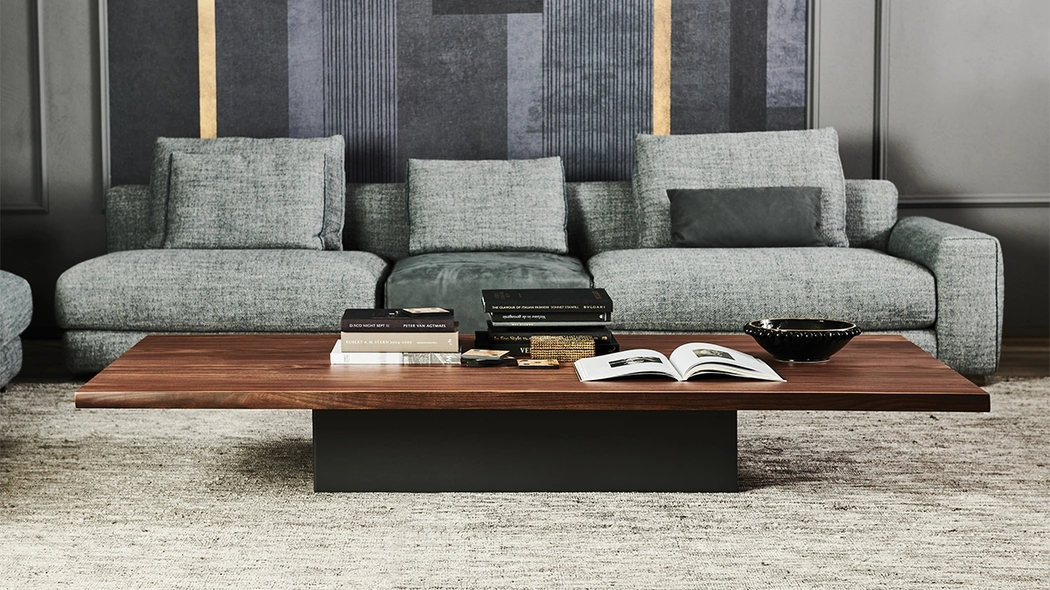 Tavolino Idem in noce canaletto di Cattelan Italia