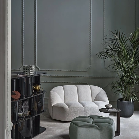 Pouf Cloud in tessuto trapuntato di Gallotti&Radice