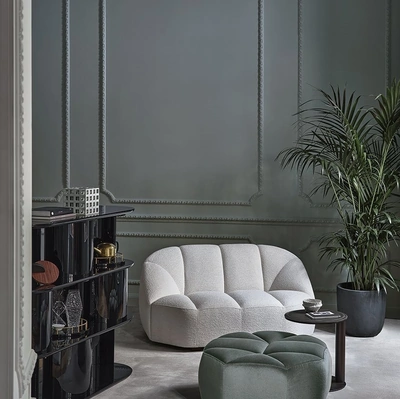 Pouf Cloud in tessuto trapuntato di Gallotti&Radice