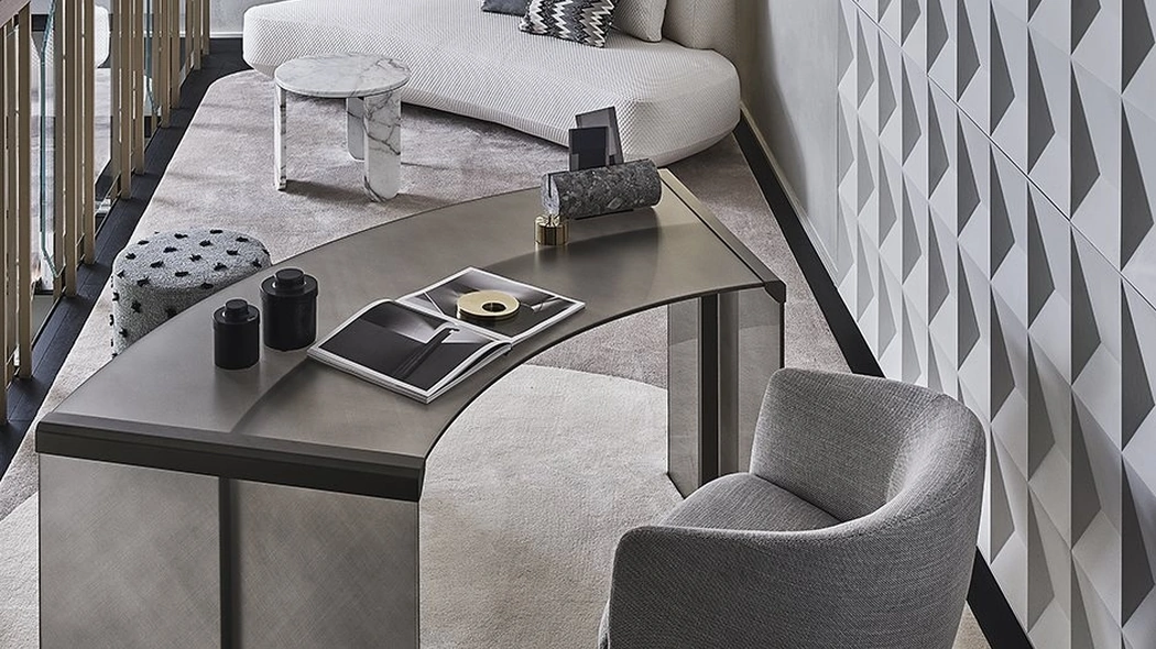Scrittoio President 50th in vetro di Gallotti&Radice