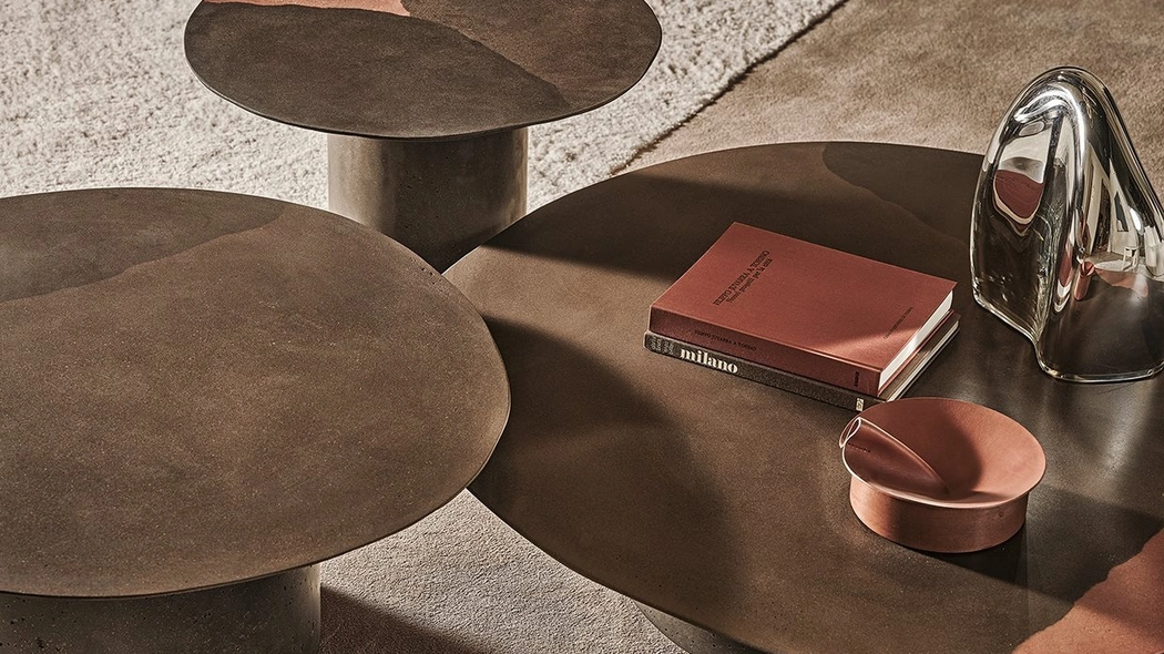 Tavolino in vetro riciclato Re-verre di Gallotti&Radice
