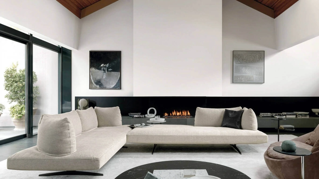 Tavolino con top in marmo Sabi di Desirèe