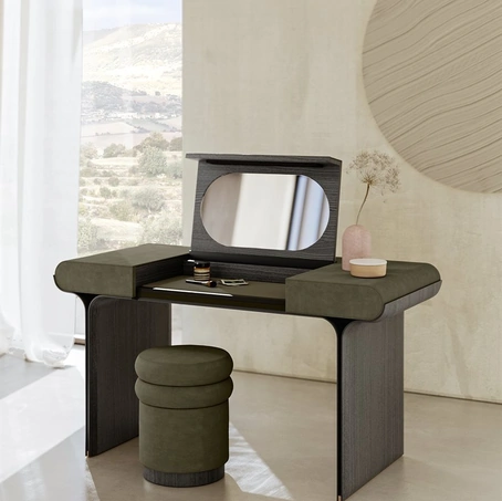 Scrittoio Stami in legno e tessuto di Gallotti&Radice