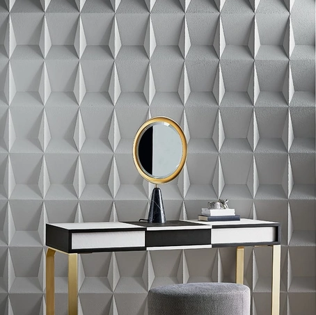 Scrittoio Selene in legno e metallo laccato ottone satinato di Gallotti&Radice