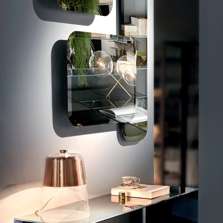 Specchio Gemma con importante bisellatura di Gallotti&Radice