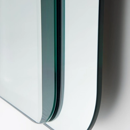 Specchio Lebel 10 formato da due specchi sovrapposti di Gallotti&Radice