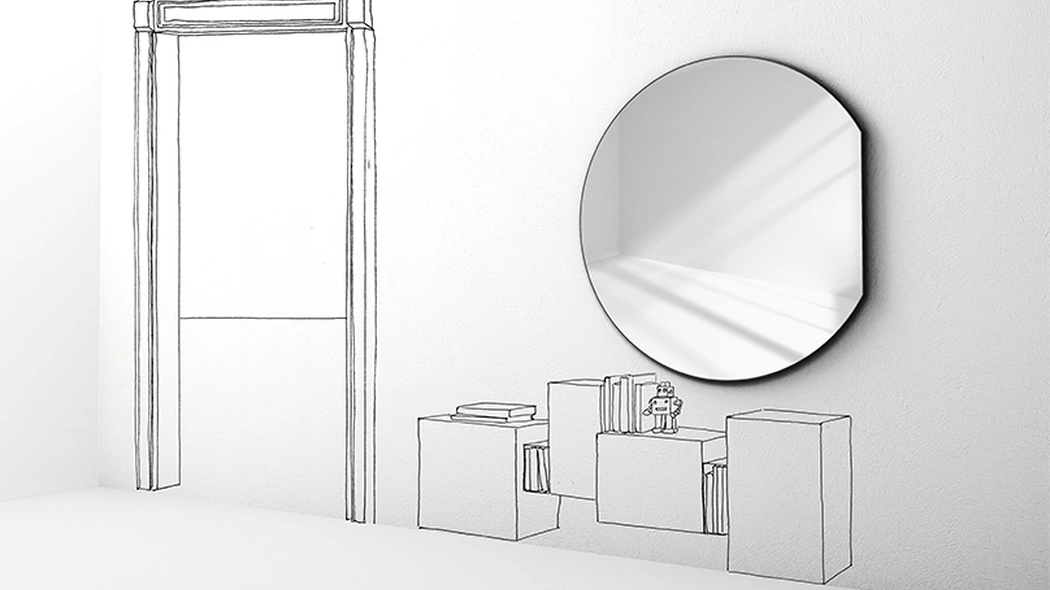Specchio Sunset di Minotti Italia