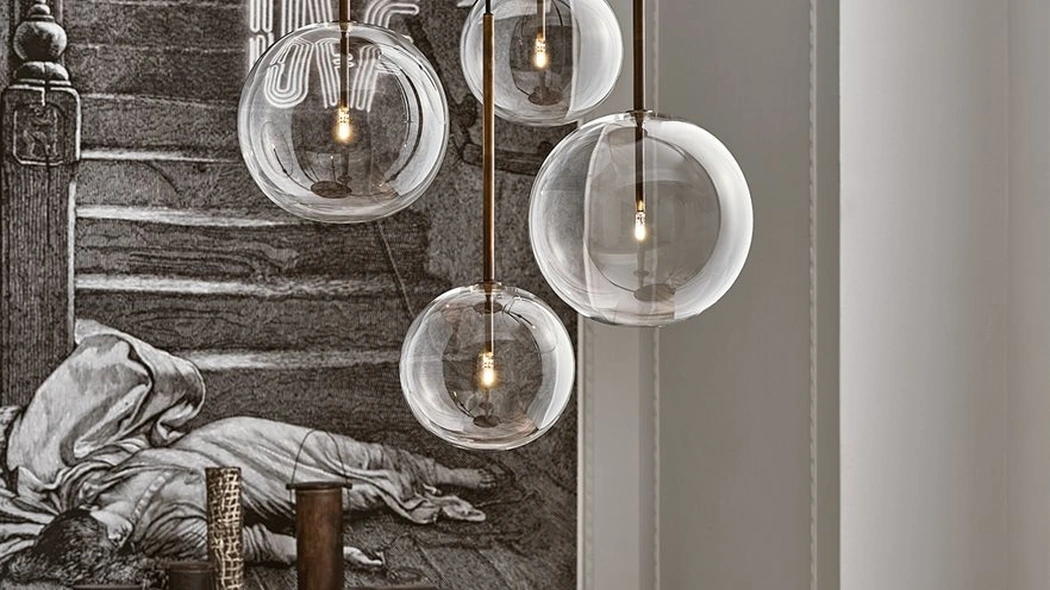 Lampada a sospensione Bolle Sola di Gallotti&Radice