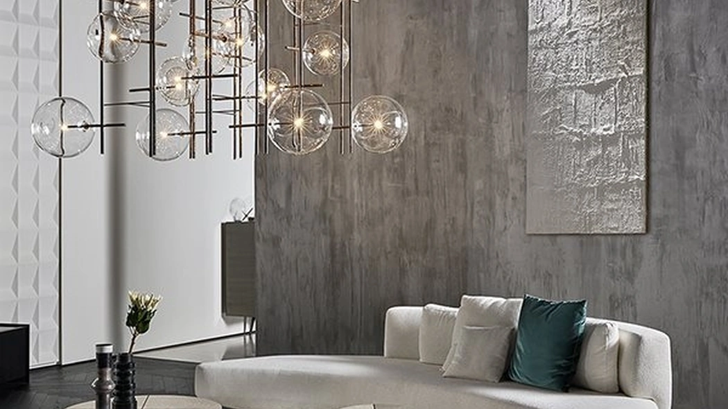 Lampada Bolle Tela di Gallotti&Radice