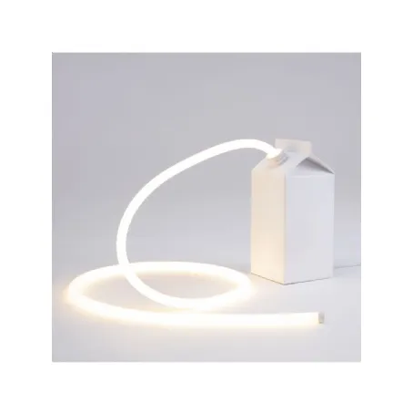 Lampada da tavolo in resina Daily Glow Milk di Seletti