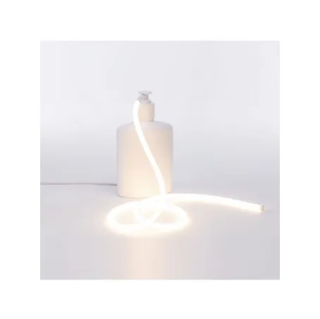 Lampada da tavolo in resina a Led Daily Glow Soap di Seletti