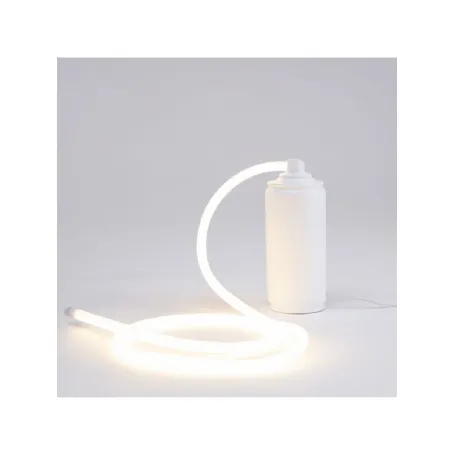 Lampada da tavolo in resina Daily Glow Spray di Seletti