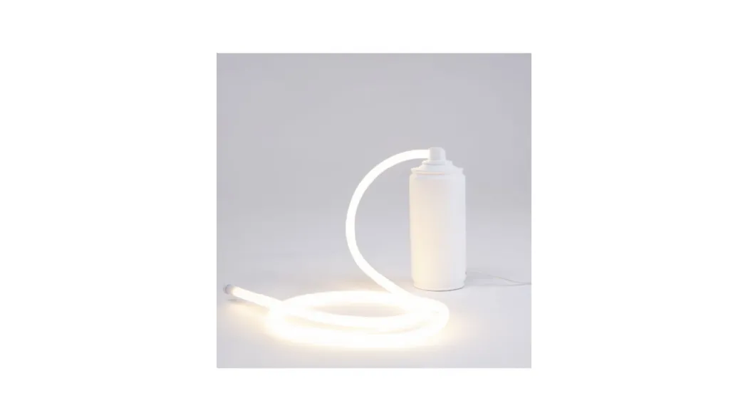 Lampada da tavolo in resina Daily Glow Spray di Seletti