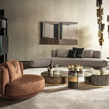 Lampada a sospensione Eris in metallo verniciato di Gallotti&Radice