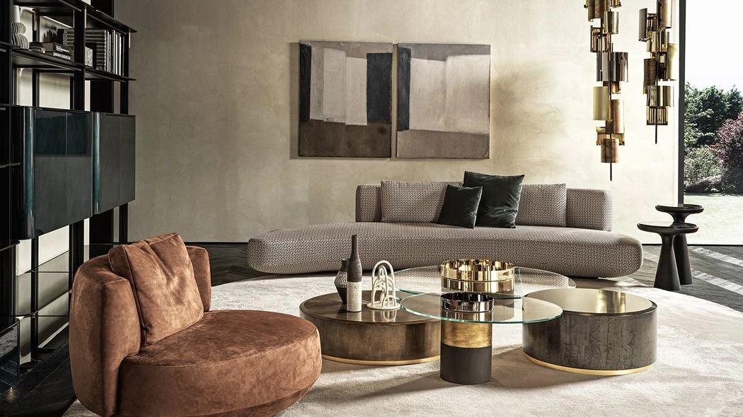 Lampada a sospensione Eris in metallo verniciato di Gallotti&Radice