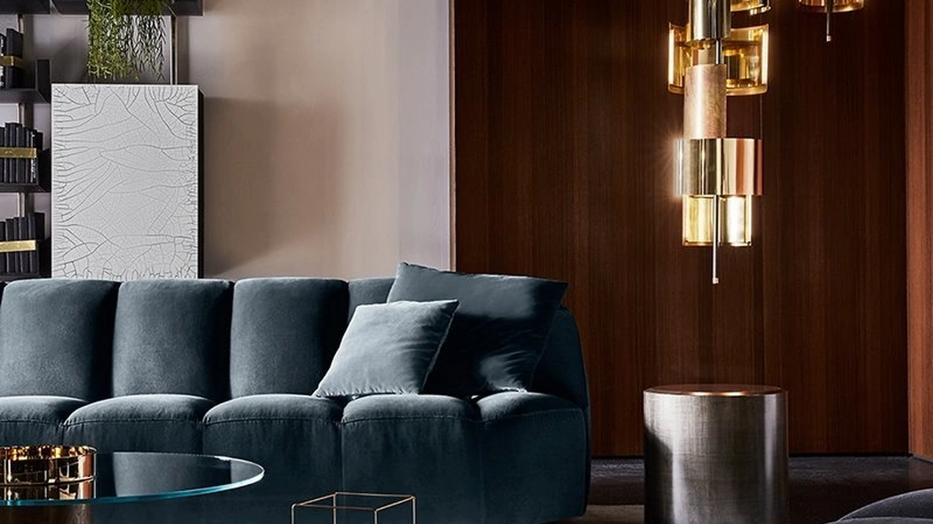 Lampada a sospensione Eris in metallo verniciato di Gallotti&Radice