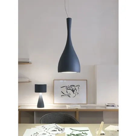 Lampada con diffusore in vetro Jazz di Vibia