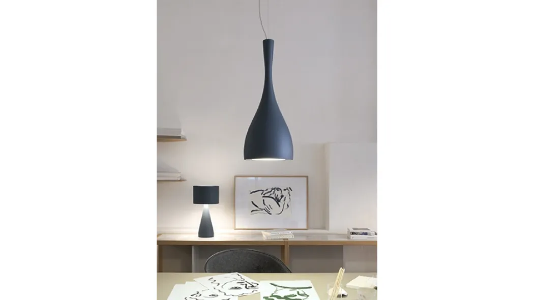 Lampada con diffusore in vetro Jazz di Vibia