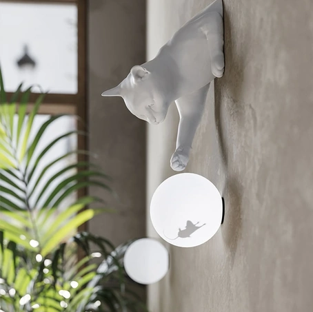 Lampada da parete in ceramica Maoo di Karman