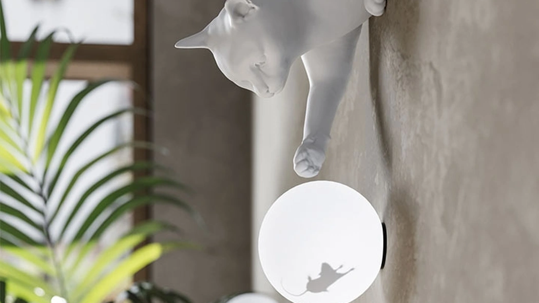 Lampada da parete in ceramica Maoo di Karman