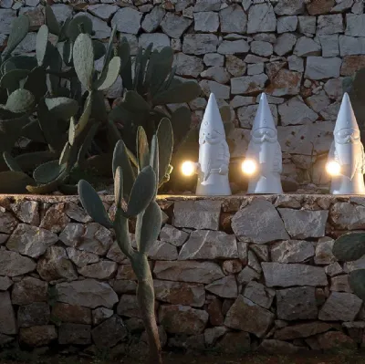 Lampada da esterno da terra a forma di nano Ottavo di Karman