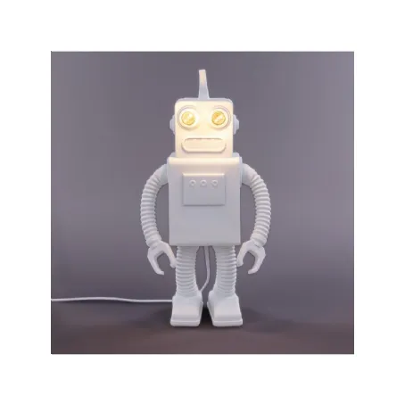 Lampada da tavolo in porcellana Robot Lamp di Seletti