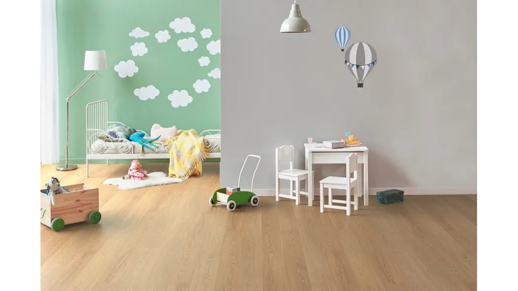 Parquet in vinile Sintesy Star Wood 5G Rovere Champagne di Skema