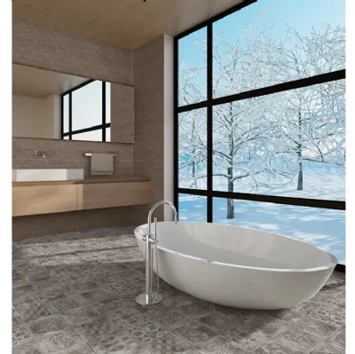 Piastrelle Betonepoque Clay-Mud Amelie di Terratinta