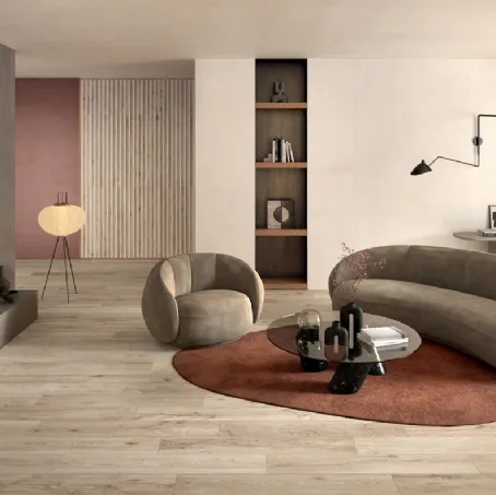 Piastrelle effetto legno Bio Attitude Almond di Lea Ceramiche