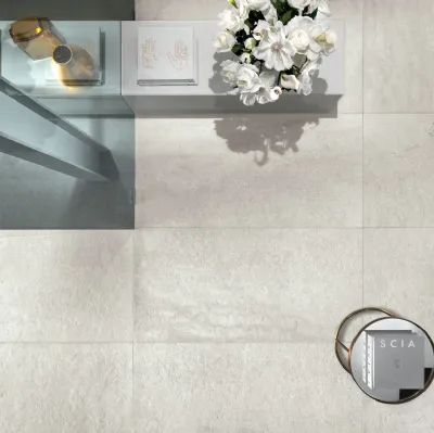 Piastrelle effetto pietra Cliffstone White Dover di Lea Ceramiche