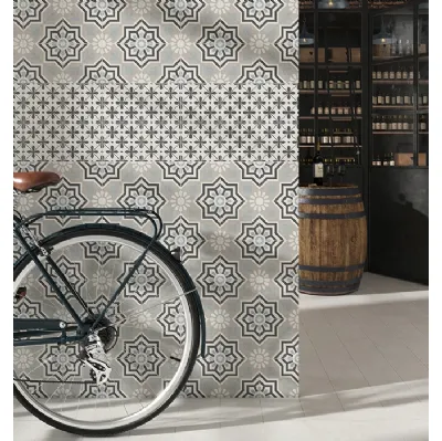 Piastrelle in gres porcellanato smaltato dal sapore vintage Decorata 10 di Terratinta