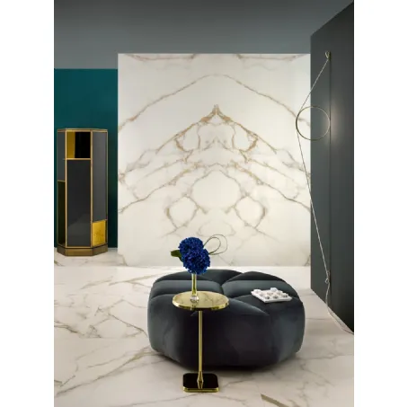 Piastrelle effetto marmo Delight Calacatta Oro di Lea Ceramiche