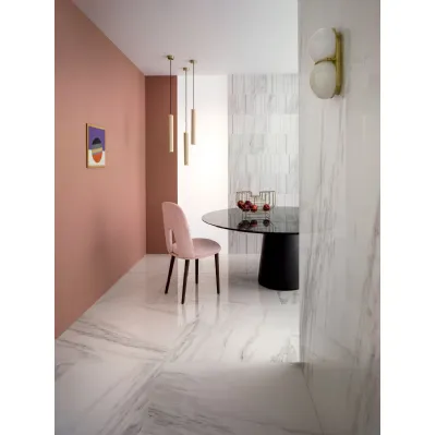 Piastrelle effetto marmo Delight Venato Bianco di Lea Ceramiche