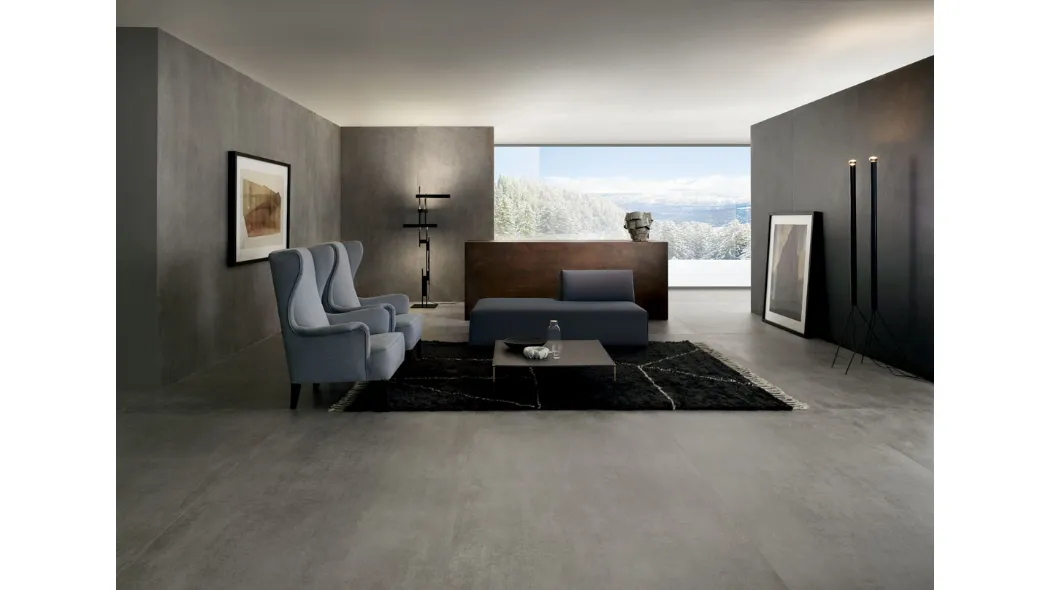 Piastrelle effetto cemento Concreto Medium di Lea Ceramiche