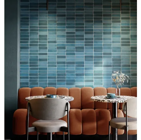 Piastrelle dal piccolo formato e dai colori naturali per design minimal e contemporanei Tint Ocean di Terratinta