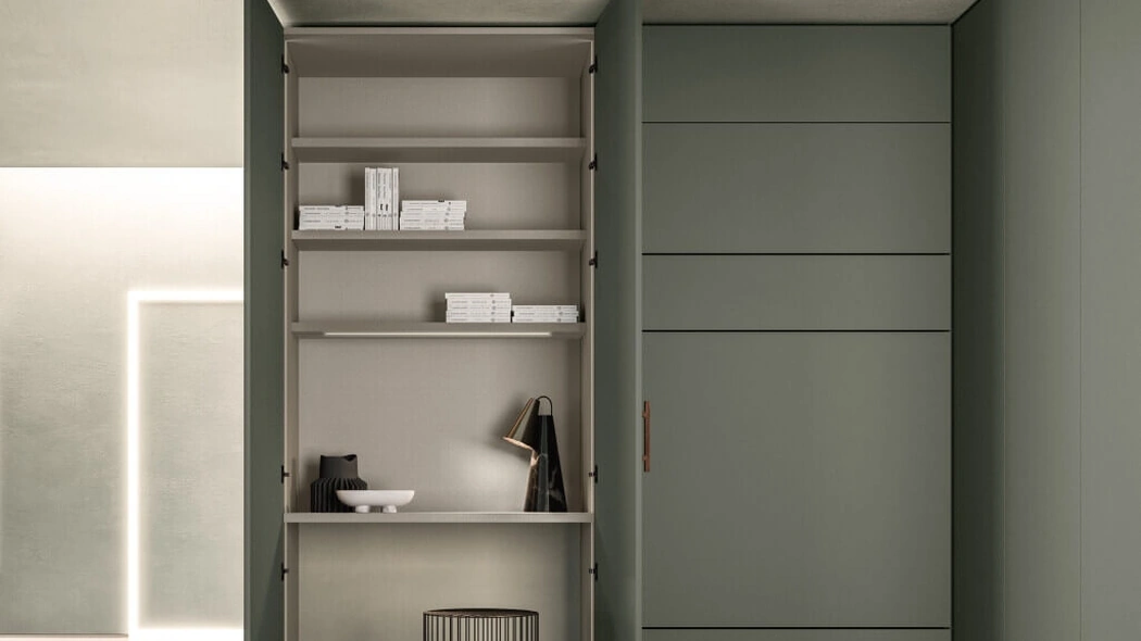 Armadio battente angolare Alterna SM2005 di Zalf