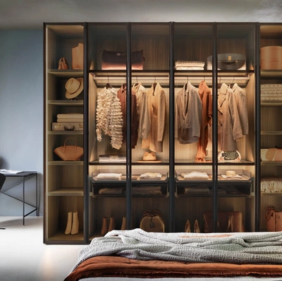 Armadio con ante a libro Alterna SM2504 di Zalf