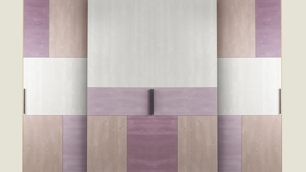 Armadio con ante scorrevoli moderno Tetris di Callesella