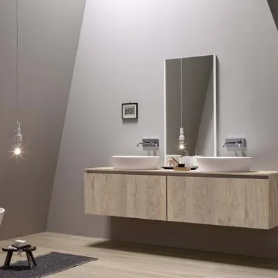 Mobile da Bagno sospeso in rovere 45 04 di Birex