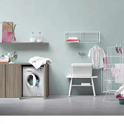 Mobile da Bagno in melaminico e laccato Acqua e Sapone Lavanderia 03 di Birex