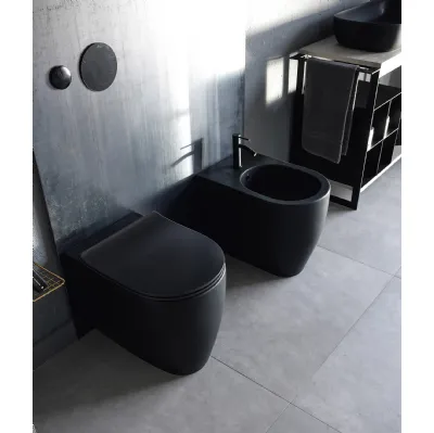 Sanitari da terra in ceramica Ardesia di Scarabeo
