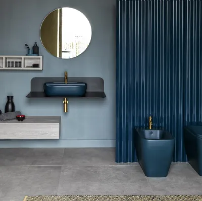 Sanitari da terra in ceramica Ocean di Scarabeo