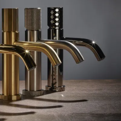 Rubinetto con maniglia decorata Spillo Tech di Fima Carlo Frattini