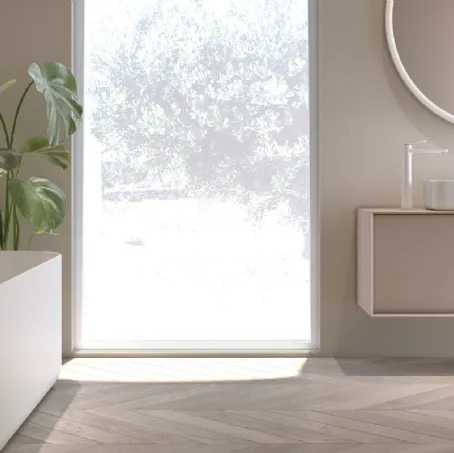Mobile da Bagno Chrono 2303 laccato opaco Nettuno di Edoné
