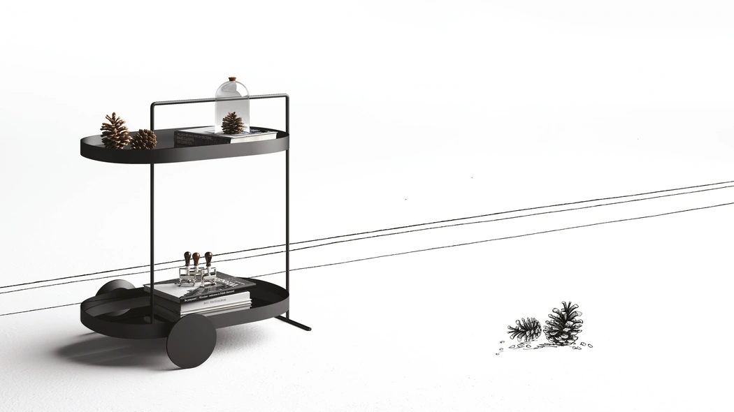 Comodino Atollo di Minotti Italia