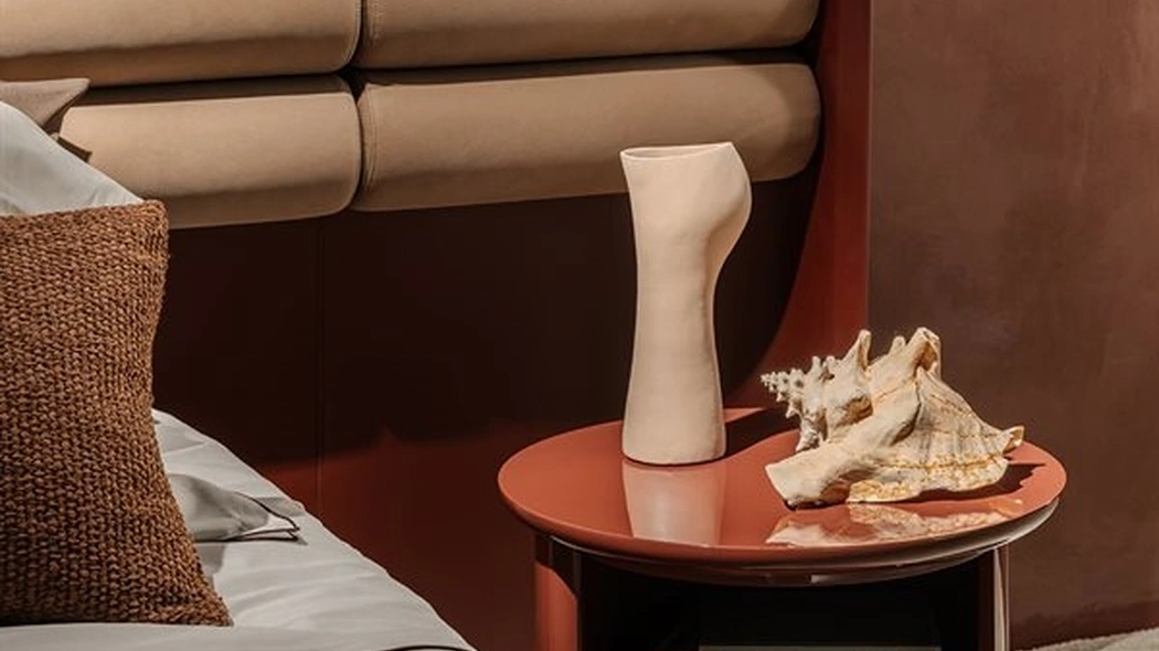 Comodino Hide Seek Mini in legno laccato lucido di Gallotti&Radice