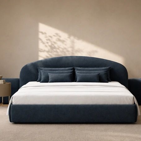 Letto imbottito Cove di Pianca