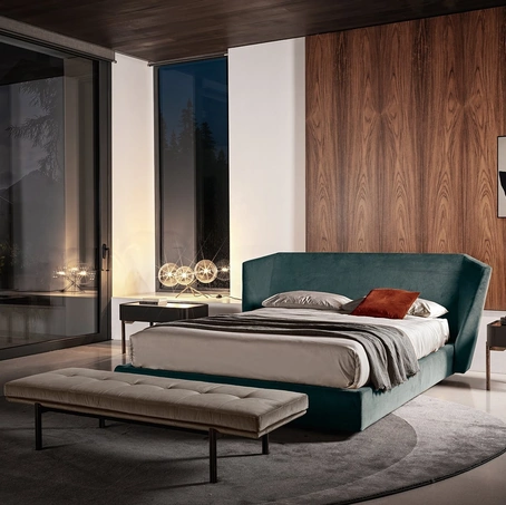 Letto in tessuto Xeni di Gallotti&Radice